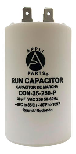 Condensador/ Capacitor De Marcha 35 Mfd 250vac C/terminales