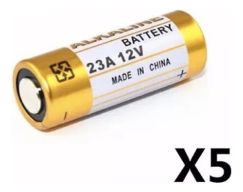 Conveniente Pack De 5 Pilas 23a De 12v Alkaline