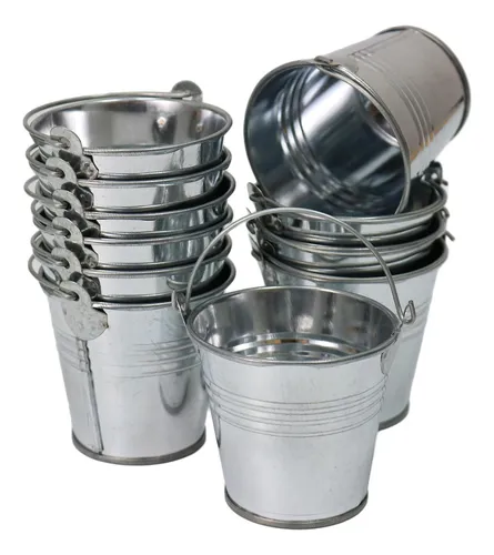 Mini Cubos De Metal De 12 Quilates, Mini Cubos De Hojal...