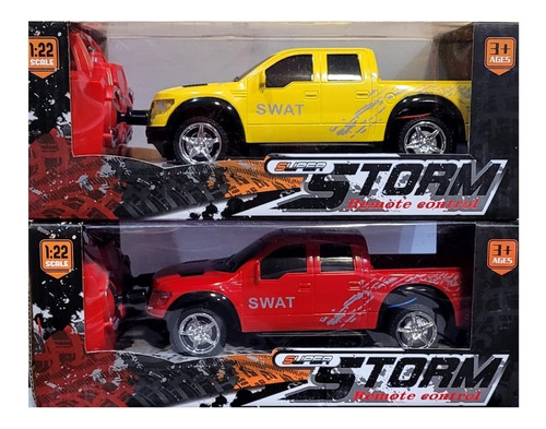 Camioneta 18cm Control Remoto Luz Super Storm Casa Valente