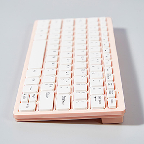 Teclado Cableado Cómodo Escribiendo Mini Conveniente Rosa