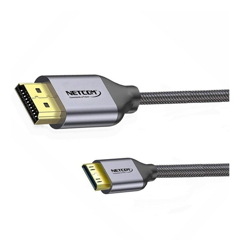 Cable Mini Hdmi A Hdmi 5 Metros Netcom 2.0 4k 60 Hz Ultra 