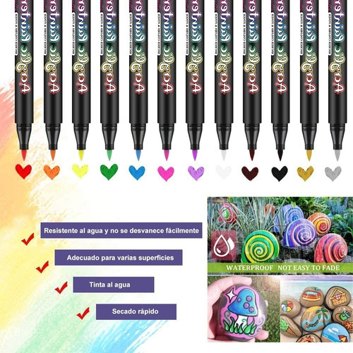 Lápiz De Color Acrílico Kit De Pintura De 36 Colores Plumone