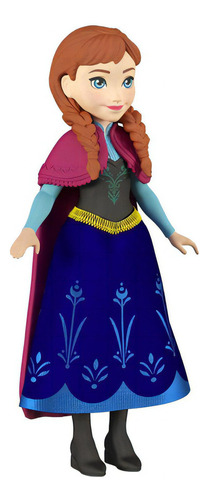 Muñeca Anna Disney Frozen Hlx03 10 Cm Castaña