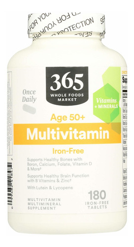 365 By Wfm, Multi Mature One Daily, 180 Tabletas