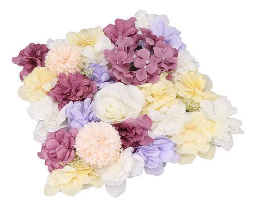 Paneles De Fondo De Pared Con Flores Artificiales, Simulació