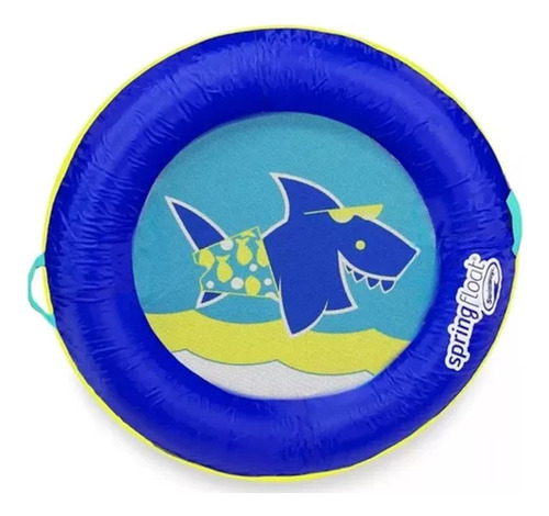 Simways Spring Float Kids Boat Bote Inflable Tiburon Color Azul