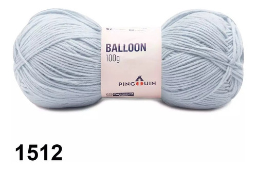 Lã Balloon Pingouin 100g 300mts Tex 333 Crochê Tricô Cor 1512- Pátina