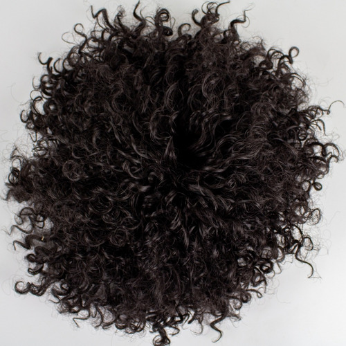Aplique Coque Afro Puff - 120g/30cm - Textura Natural Weng Cor Coque #2 Castanho Escuro