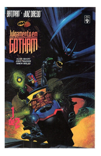 Batman Juiz Dredd Julgamento Em Gotham 01 Bonellihq Cx97 H19