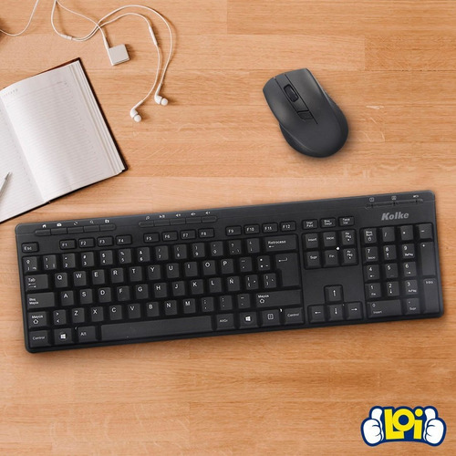 Combo Teclado Y Mouse Inalámbrico Kolke Kek-195 Oferta Loi