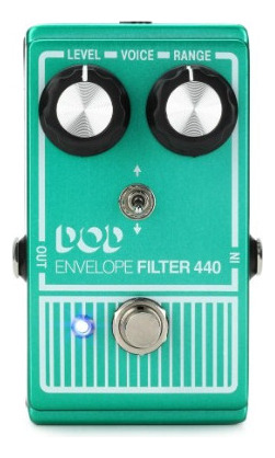 Pedal De Efeito Para Guitarra Dod Envelope Filter 440 Verde