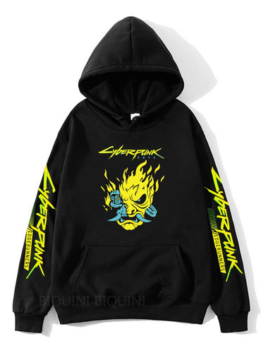 Sudadera Con Capucha De Anime Cyberpunk Para Hombre Jersey