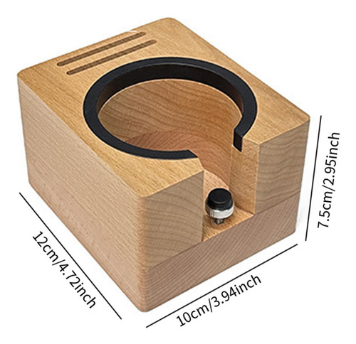 Tamper Del Soporte De Manipulador De Café, Anti -slip, Haya