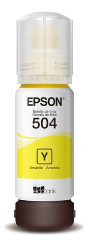Refil De Tinta Epson Original Amarelo - T504120-al
