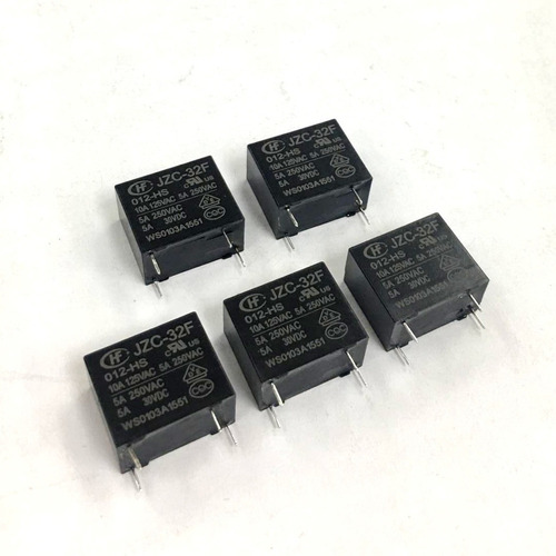 Nuevo Relé De 4 Relés Hf32f 012-hs3 5vdc/5a, 5 Unidades