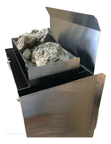 Calefactor Sauna Seco 6kw C/comando Digital. Y Piedras Volc.