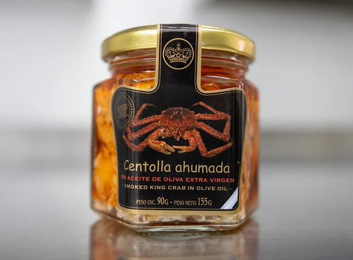Centolla Ahumada En Aceite De Oliva Extra Virgen 155grs