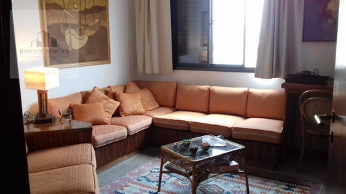 Imagem 5 de 19 de Apartamento À Venda, Campo Belo, Edifício Solar Dos Bandeirantes, Rua Barão De Jaceguai 1414, 4 Dormitórios, 2 Suítes, 1 Banheiro, 220 M², São Paulo. - Ap1103