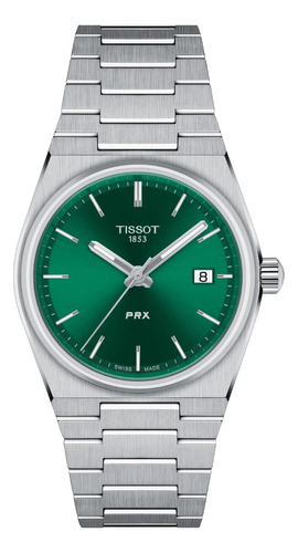 Relógio Tissot Prx T137.210.11.081.00 35 Mm Quartz Verde