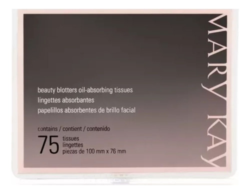 Papelillos Absorbentes De Brillo Facial Mary Kay 75pzs