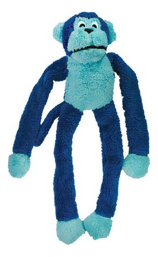 Brinquedo Cachorro Pet Macaco Pelúcia Eco Sustentável Jambo Cor Azul-escuro