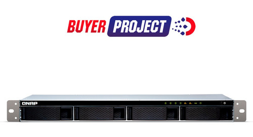 Servidor Nas Qnap 4xbahias Sata Qc 1.7ghz Ddr3 2gb 4 Puertos