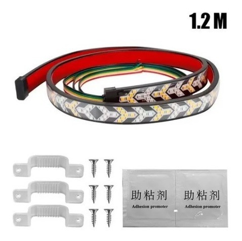 Tira Led Drl Flexible Soportes Giros Baliza Freno Auto 4x4 