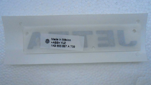 Emblema Original Letras Vw Jetta Mk1, Mk2, Mk3, Mk4 Nuevo