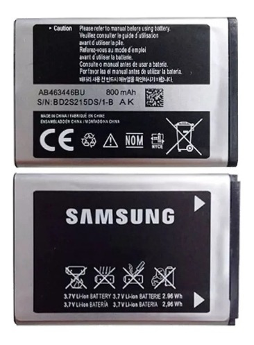 Bateria Pila Samsung B463446bu E900 E1200 C3300 F250 X208