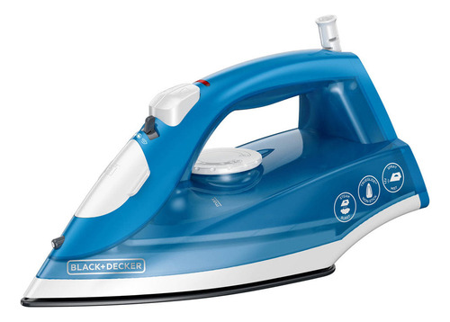 Plancha De Vapor Black+decker Color Azul