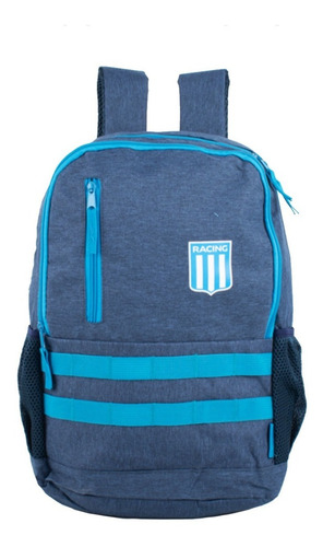 Imagen 1 de 6 de Mochila Racing Club Con Licencia Oficial 17,5 Pulgadas