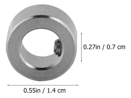 10 Piezas De Impresora 3d De Acero Inoxidable Con Cierre De