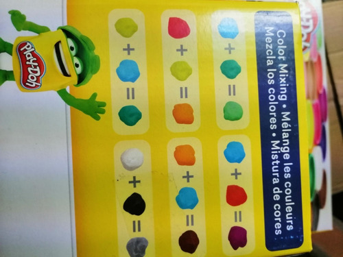 Imagen 5 de 5 de Masa Plastilina Play Doh 20 Botes Original No Toxico 1 Caja