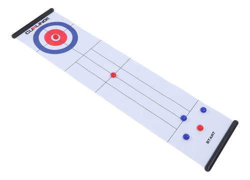 Set De Juego De Mesa Curling, Tapete Grande Interactivo De M