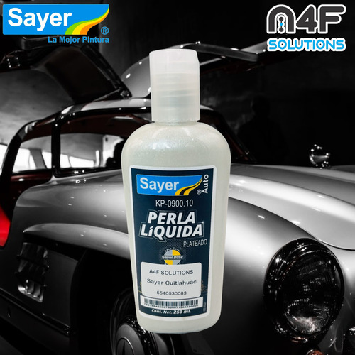 Perla Líquida Sayer Automotiva Kp-0900 Plata Aperlado 250ml