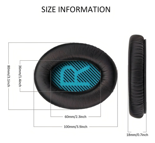 Reemplazo Almohadillas Auriculares Para Audifonos Bose Ae2i