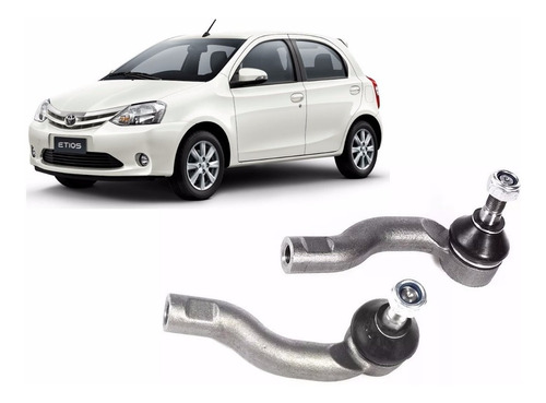 Par Terminal De Direção Toyota Etios 1.5 16v 2012 Em Diante