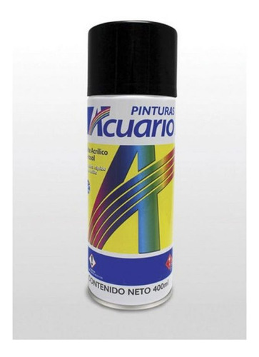 Pintura En Aerosol 400ml Negro Metálico Acuario Aa79405