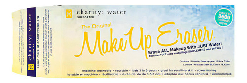 Limpiador De Maquillaje Make Up Eraser Charity Water