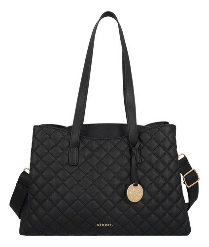 Cartera Tote Secret Murcia Fw25 M Negro