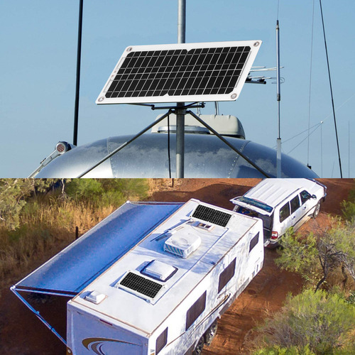 Kit De Painel Solar 12w 12v Com Controlador De Carga Porta