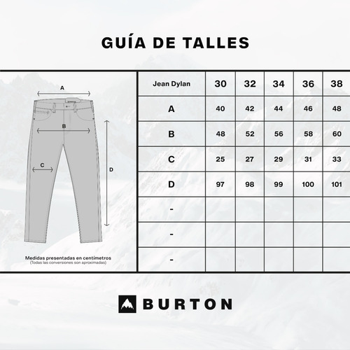 Imagen 4 de 4 de Pantalon De Jean Burton Dylan