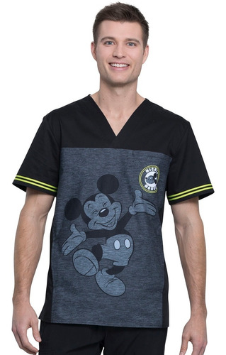 Top Estampado Hombre Tooniforms Mickey Pluto 