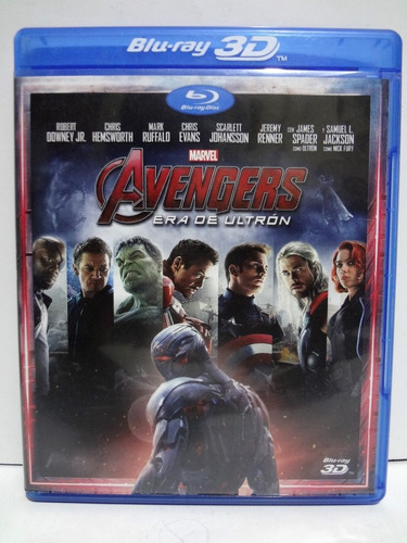 Blu Ray Avengers - La Era De Ultron 3d Español