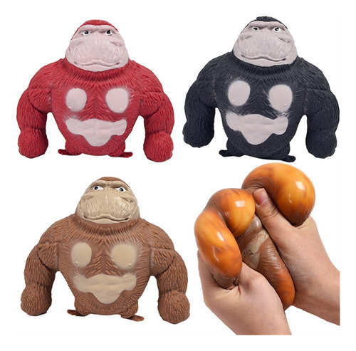 Juguete Elástico Gorila,figura Estiramiento Suave Figura