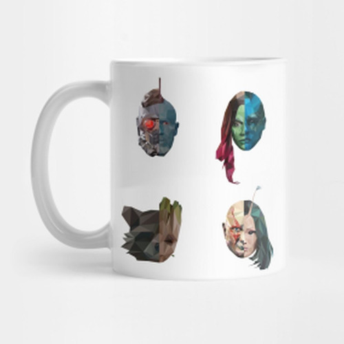 Taza De Ceramica Bichos Guardianes Groot Rocket Modelo R 1