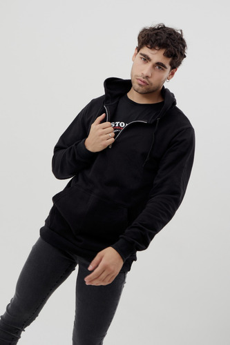Imagen 4 de 7 de Buzo Canguro Capucha Hombre Oversize Hoodie Farruko