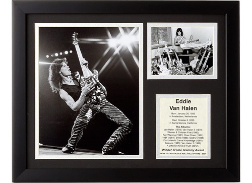 Eddie Van Halen  Collage De Fotos Enmarcadas De 12 X15 ...