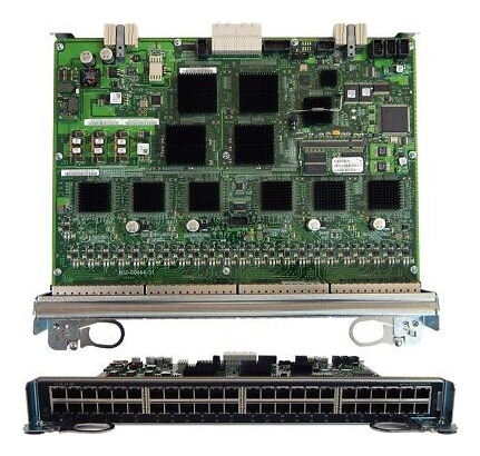 Dell Lc-cb-ge-48v 48-port 1000b-t Line Card Y1pp2 E48vb  Cck